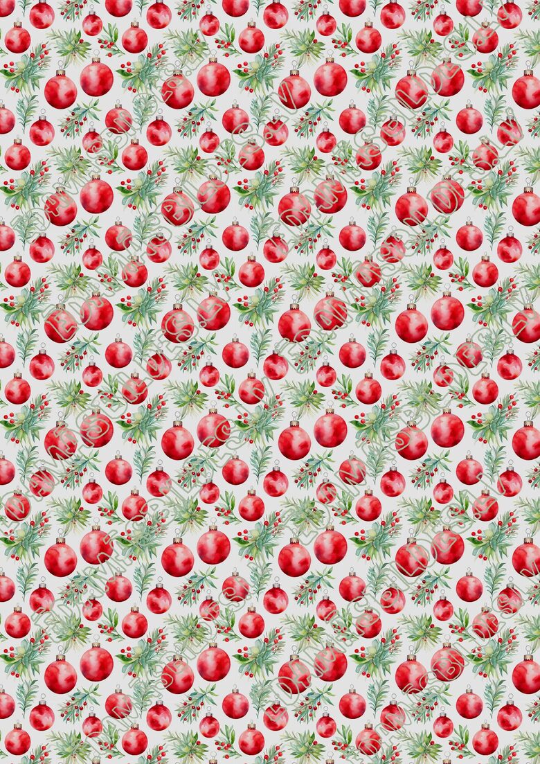 Chocolate Transfer Sheets "Ziemassvētku Nr1" ar apdruku 